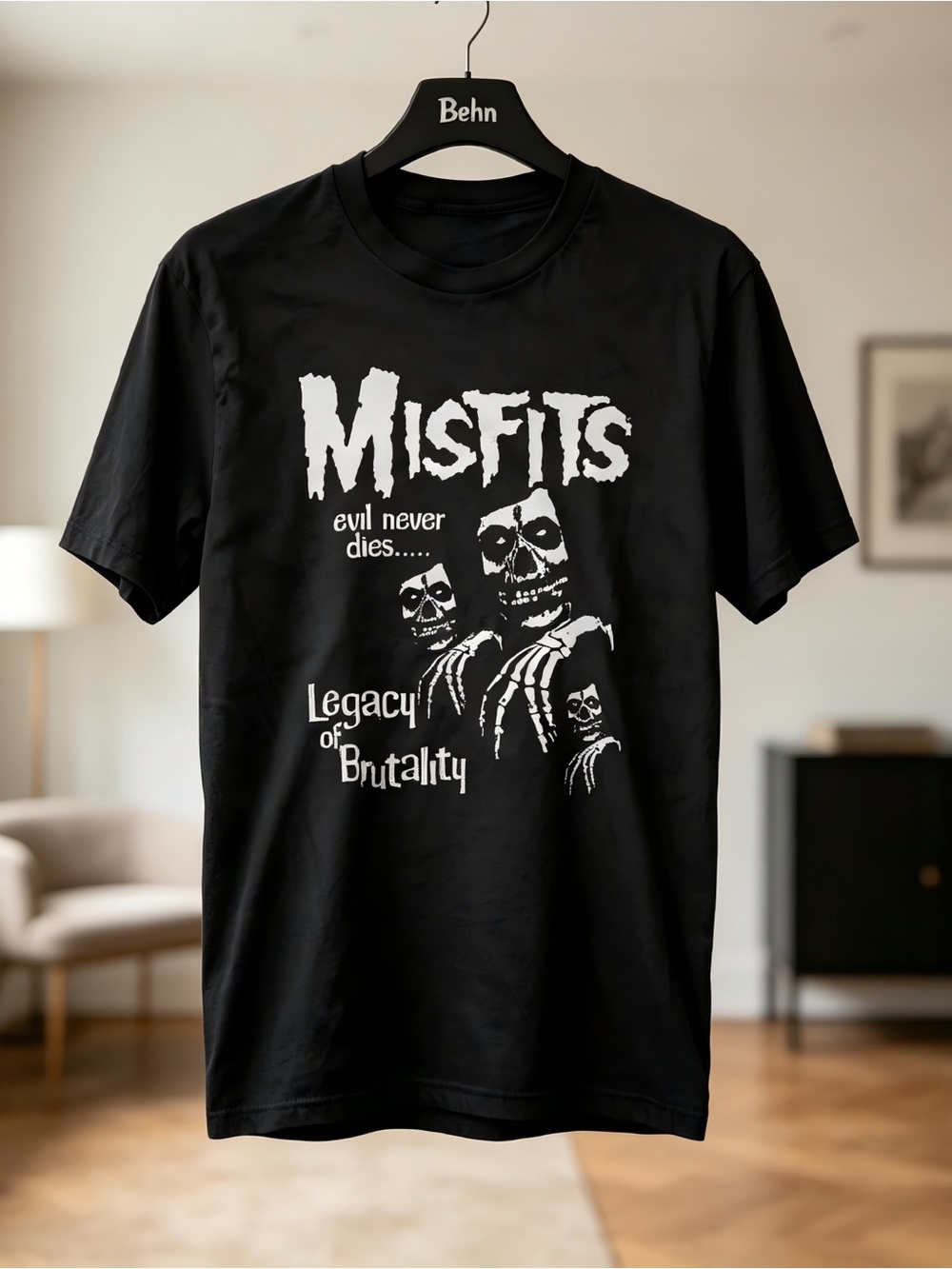 Misfits Legacy Trio Classic Womens Mens T-shirt Unisex Black